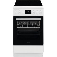 AEG CCB56491BW Κουζίνα 58lt με Κεραμικές Εστίες Π50εκ. Λευκή